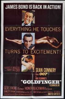 James Bond 007: Goldfinger - Original vintage 1964 US One Sheet | Catawiki