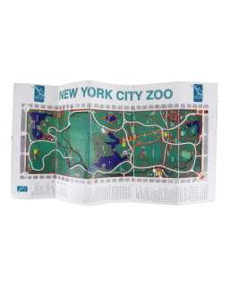 "Eraser" Prop "New York City Zoo" Map | Planet Hollywood Vault