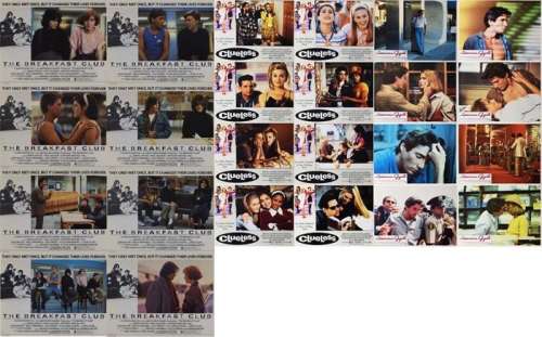 The Breakfast -Club Clueless- American Gigolo Original Lobby Cards Lot of 1980’s | Catawiki