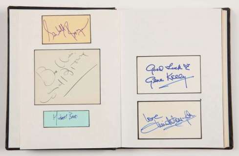 Collection of 12 cast-signed scripts | Profiles in History