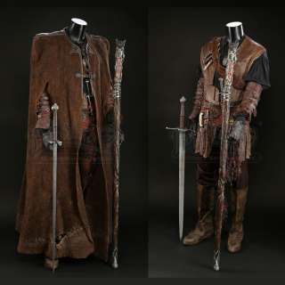 Seventh Son (2014) - Lot 309 - Master Gregory‘s (Jeff Bridges) Raincoat Costume with Staff and Sword