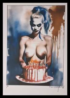 Harley Quinn - "Happy Birthday Joker" watercolor edition by Emma Wildfang - Large size | Catawiki