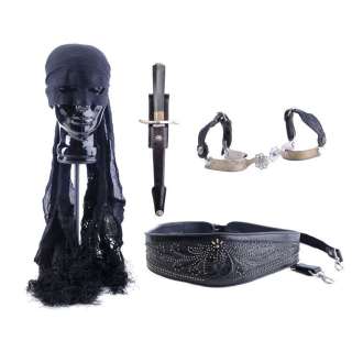 The Legend Of Zorro (2005) - Lot 485 - Zorro‘s (Antonio Banderas) Mask, Dagger, Sheath, Spurs, and Stunt Belt