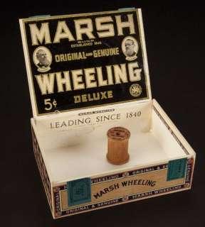 Lot 1587 - Thread spindle and cigar box from The Green Mile