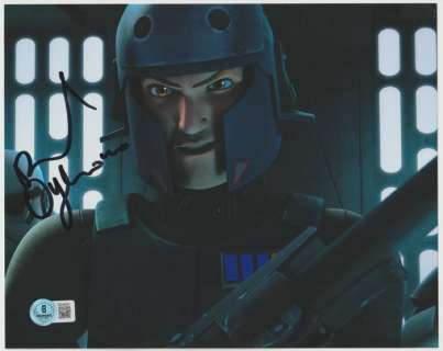 Star Wars: Rebels - Signed 8x10 photo - David Oyelowo as Agent Kalus - Beckett COA sticker