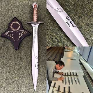Lord of the Rings - Elijah Wood (Frodo Baggins) Stainless Steel Sting Zword, signed + COA