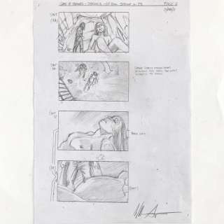 Game of Thrones - Davos and Melisandre Original Production Storyboard Art - Signed by William | Catawiki