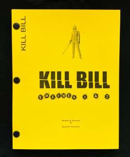Kill Bill - Tarantino - Volume 1 & 2 - Original Script Copy from the Production Company. | Catawiki