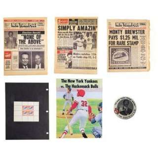 BREWSTER‘S MILLIONS (1985) - Lot 774 - Set of Montgomery Brewster‘s (Richard Pryor) Ephemera