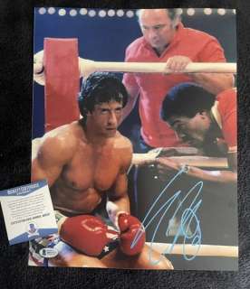 Rocky IV - Sylvester Stallone (Rocky Balboa) - Signed 14x11 inch - Photo (Beckett BAS) COA | Catawiki