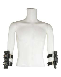 "Judge Dredd" Judge Dredd’s Stunt Double’s (Ignacio Carreño) Forearm Guards | Planet Hollywood Vault