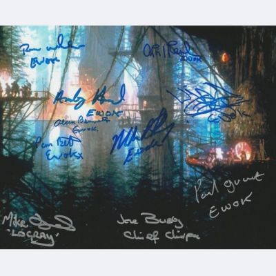Star Wars Episode VI: Return of the Jedi - Multi Signed by 10 Ewok Performers | Catawiki