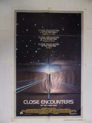 Original Filmposter Steven Spielberg’s - Richard Dreyfuss, Fracois Truffaut - Close Encounters of the Third Kind 1977 | Catawiki