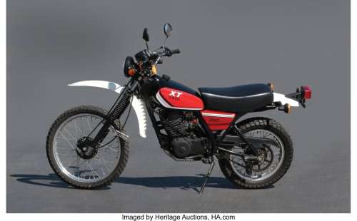 Sylvester Stallone "John Rambo" Yamaha XT250 motorcycle from First Blood....