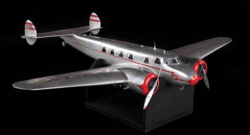 Lot 1166 - Lockheed Electra aircraft filming miniature from Night at the Museum: Battle of the Smithsonian