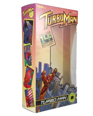 "Jingle All the Way" Prop Empty Turbo Man Toy Box | Planet Hollywood Vault