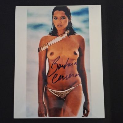 James Bond 007: Never Say Never Again - rare sexy nude Barbara Carrera as Fatima Blush- signed with Certified Genuine bc holographie COA | Catawiki