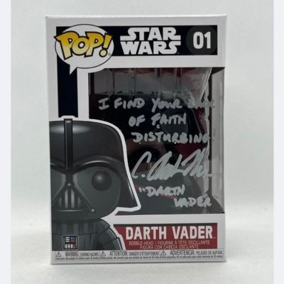 Star Wars - Signed by C Andrew Nelson (Darth Vader) - WITH RARE QUOTE! | Catawiki