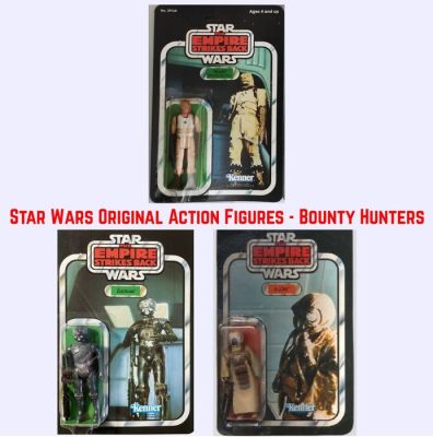 Kenner - Action figure Star Wars 1980-82 Original Action Figures (3) Bounty Hunters Collection - Original Accessories - Excellent Condition | Catawiki