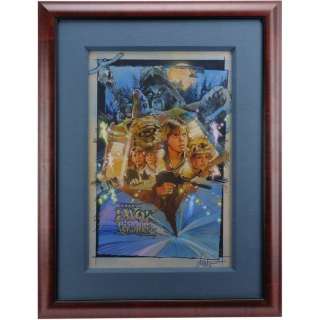 CARAVAN OF COURAGE: AN EWOK ADVENTURE (1984) - Lot 441 - William Plumb Collection: Framed Hand-Drawn Drew Struzan Style "B" One-Sheet Color Comp