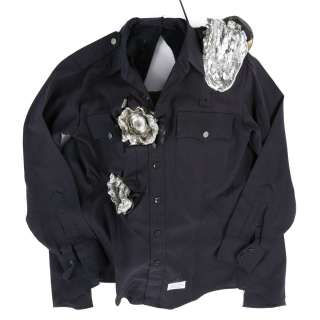 Lot 995 - Robert Patrick “T-1000” special effects shirt with bullet hits from Terminator 2: Judgment Day