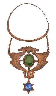 Theda Bara necklace with green stone worn in Cleopatra. | Profiles in History