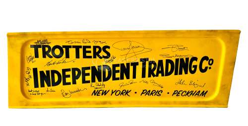 ONLY FOOLS & HORSES - CAST SIGNED TROTTER VAN PANEL | Auctioneum Ltd