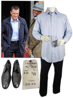 Matt Damon Screen-Worn Ensemble From ’’The Adjustment Bureau’’ -- His Critically Acclaimed Thriller Based on a Story by Philip K. Dick | Nate Sanders