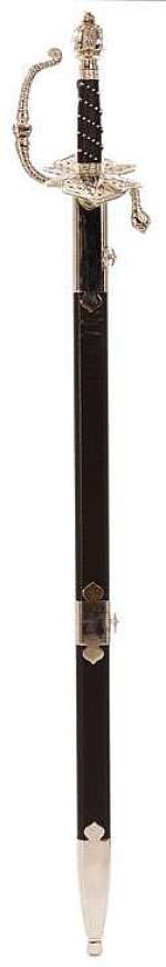 Lot 279 - Antonio Banderas "Zorro" sword from Legend of Zorro.