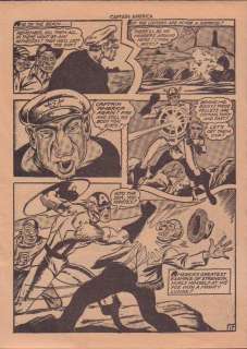 Captain America prop comic book pages | Piece of the Past