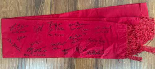 Tombstone prop scarf cast signed | Piece of the Past