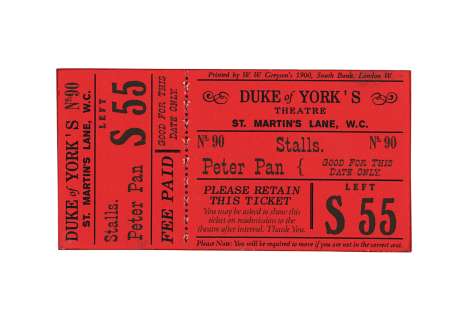 FINDING NEVERLAND - Ticket Stub