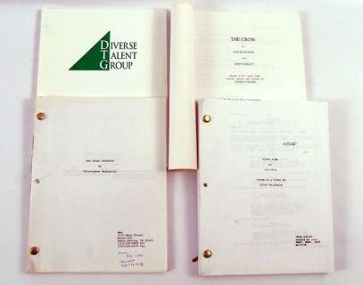 Lot 551 - Fight Club/Usual Suspects/Crow/Bad Santa Original Screenplays