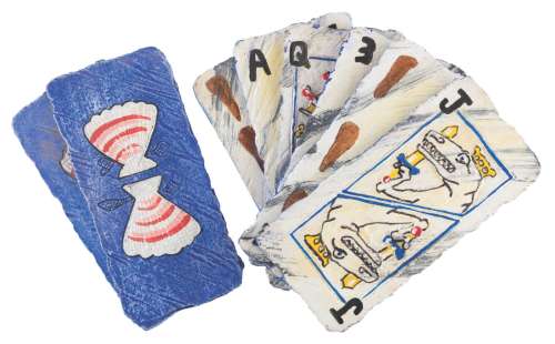 A "Flintstones" Blue Playing Card Prop Collection. | Van Eaton Galleries