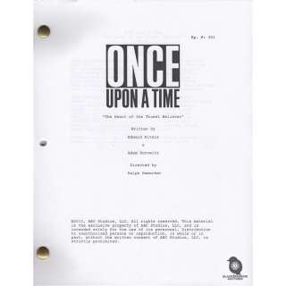LOST - Lot 421 - Once Upon a Time Script for Episode "The Heart of the Truest Believer" Signed by Cast