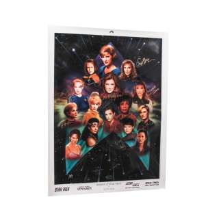 Star Trek Autograph Women Of Star Trek Autographed Poster By Keith Paul | VIP Fan Auctions