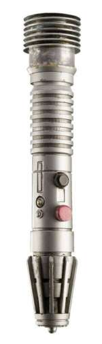 Lot 920 - STAR WARS - THE PHANTOM MENACE: SAMUEL L. JACKSON "MACE WINDU" LIGHTSABER HILT PROP