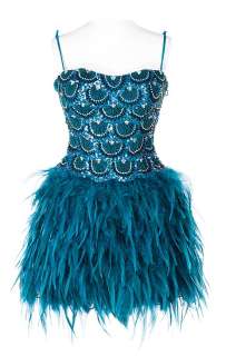 Lot 741 - Sugar (Played by Vanessa Lengies) teal strapless dress.