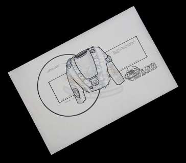 Lot 361 - Star Trek: Deep Space Nine (TV) - Original Jem Hadar Outfit Additions Concept Art (John Eaves)