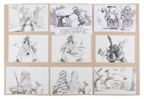 "The Nightmare Before Christmas" Storyboard Panels. | Van Eaton Galleries