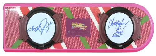 Michael J. Fox & Christopher Lloyd Back To The Future Signed Hoverboard BAS Wit | Activity Auctions
