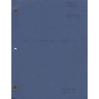 I Love Lucy | Original Revised Final Script for The Lucille Ball Special | Blacksparrow