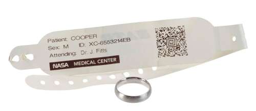 INTERSTELLAR (2014) - Lot #720 : Joseph Cooper‘s (Matthew McConaughey) Wedding Ring and Hospital Bracelet