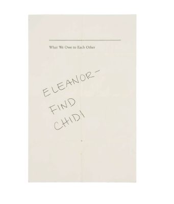 The Good Place - Lot #214 - Screen-Used "Eleanor - Find Chidi" Note Prop