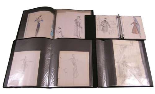 Lot 38 - Legendary Oscar Winning Costume Designer Charles Le Maire Rare Original Designs