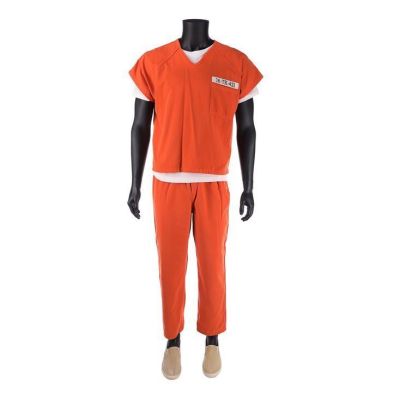 BATMAN V SUPERMAN: DAWN OF JUSTICE (2016) - Lot #71 : Lex Luthor‘s (Jesse Eisenberg) Screen-matched Belle Reve Penitentiary Uniform