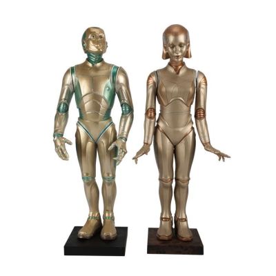 BICENTENNIAL MAN (1999) - Lot #515 : Andrew Martin (Robin Williams) and Galatea (Kiersten Warren) 1:3 Scale Maquettes