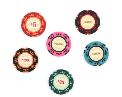 James Bond Casino Royale (2006) Six original poker chips made for the film starring Daniel Craig… | Ewbank’s