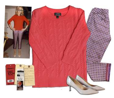 Jenna Elfman Screen Worn Cashmere Sweater, Pants & Shoes From ’’1600 Penn’’ -- With Wardrobe Tag & 20th Century Fox COA | Nate Sanders