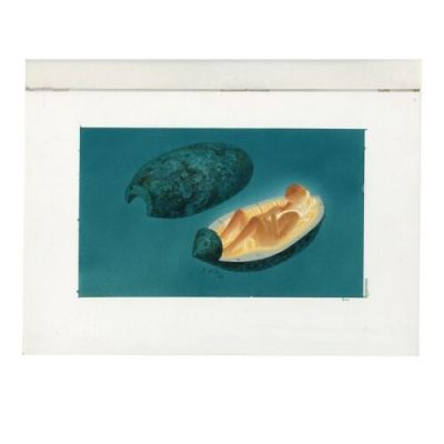 Cocoon (1985) | Hand-Painted Ralph McQuarrie Antarean Cocoon Concept Painting | Propstore